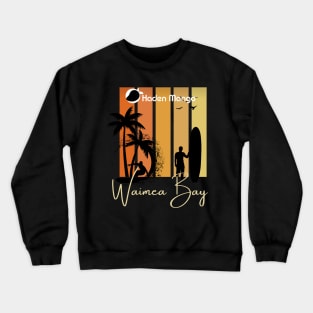 Waimea Bay Hawaii Surf Crewneck Sweatshirt